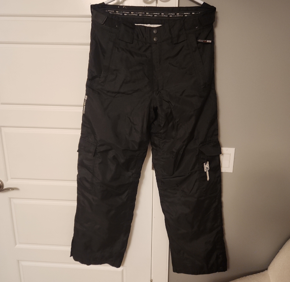 Ocean Earth Pro Men's Versatile Black Snowboard Ski Pants